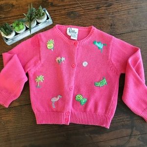 Lilly Pullitzer Girl’s Pink Sweater Size 4